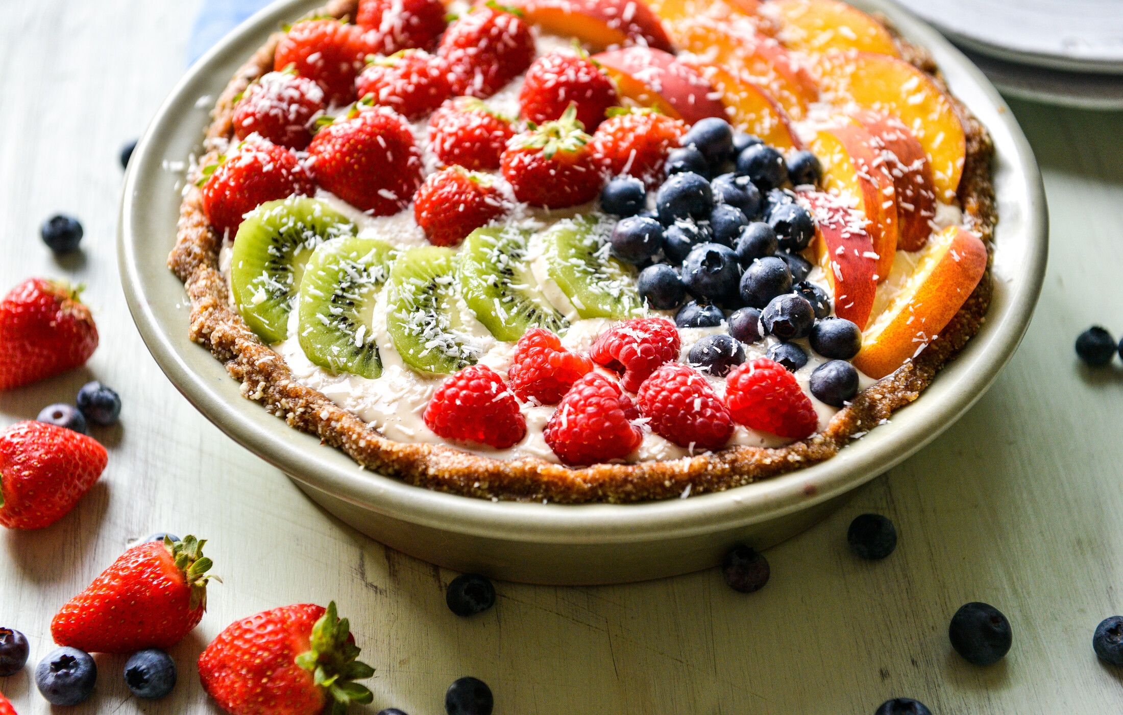 BLUEBERRY FRUIT PIE WITH A RAW NUT CRUST-22